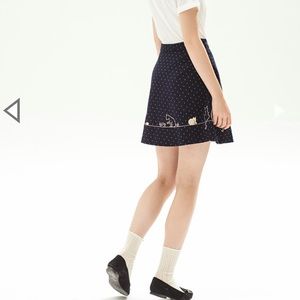 Miss Patina Feline Fling Mini Skirt